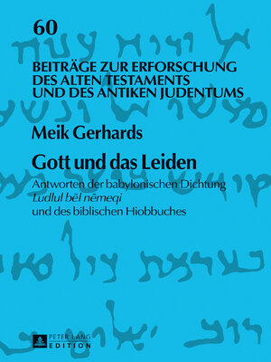 cover image of Gott und das Leiden